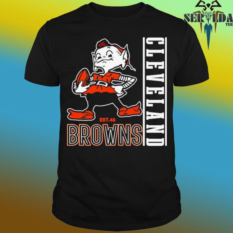 Cleveland Browns mascot est. 46 logo 2023 T-shirt, hoodie, sweater, long  sleeve and tank top