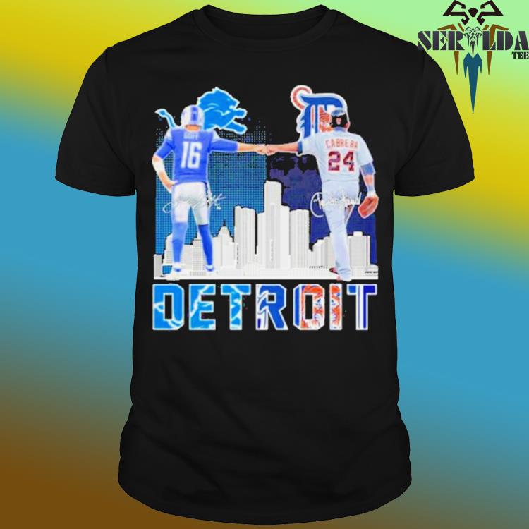 Official Detroit Lions Goff And Tigers Cabrera shirt, hoodie, sweater, long  sleeve and tank top