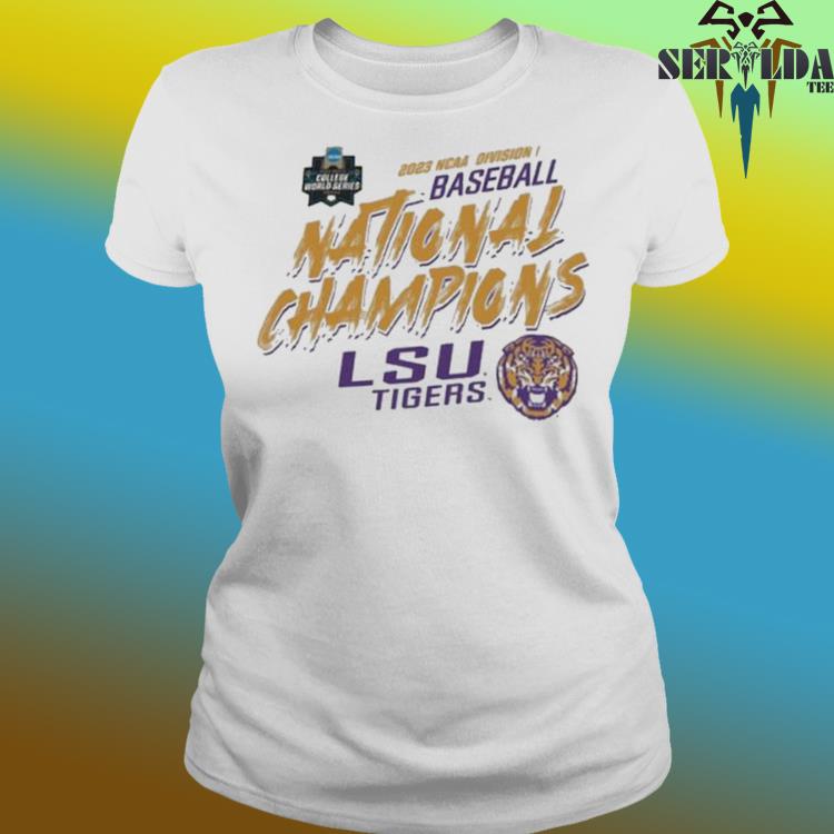 Lsu tigers 2023 ncaa world series champions baseball jersey shirt