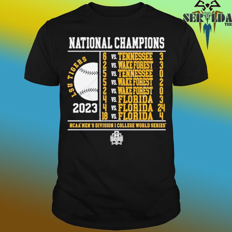 Team Lsu Tigers 2023 Ncaa College World Series Shirt