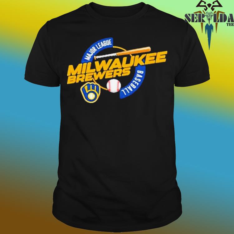 Official Milwaukee brewers major league baseball team logo 2023 T-shirt,  hoodie, tank top, sweater and long sleeve t-shirt