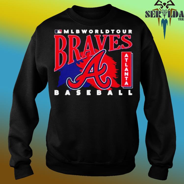 Atlanta Braves With Logo MLB logo T-shirt, hoodie, sweater, long