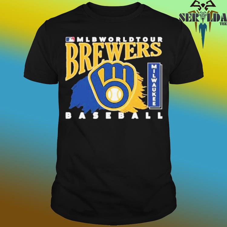 Mlb World Tour Milwaukee Brewers Baseball Logo 2023 Shirt