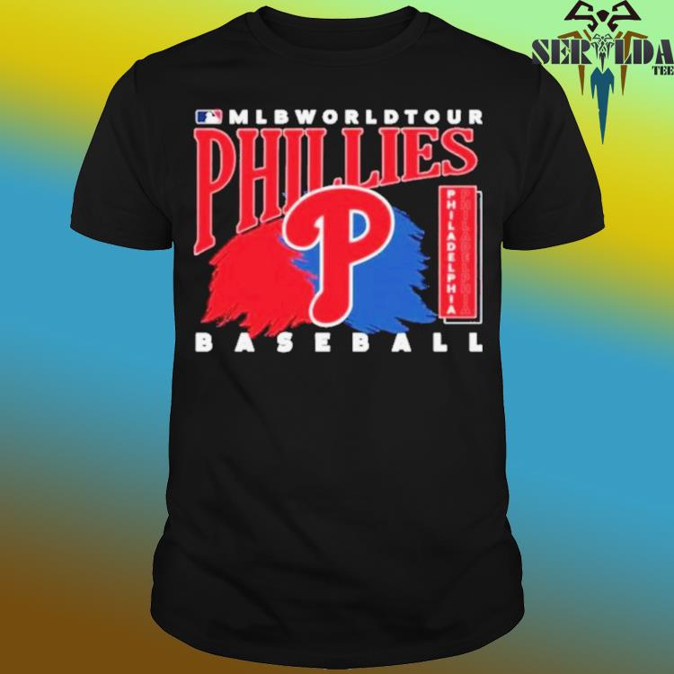 Official mlb world tour philadelphia phillies baseball logo 2023 shirt,  hoodie, sweater, long sleeve and tank top