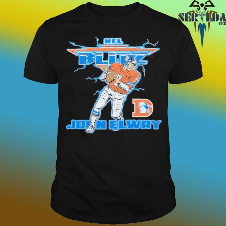 Nfl blitz denver broncos john elway shirt, hoodie, sweater, long