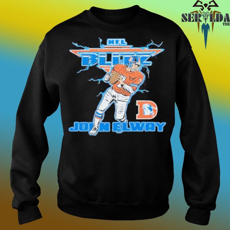 NFL Blitz Denver Broncos John Elway T-shirt, hoodie, sweater, long sleeve  and tank top