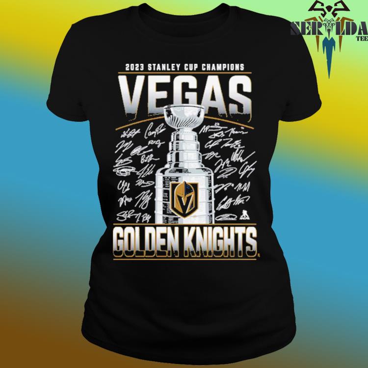 Men's Vegas Golden Knights Fanatics Branded Black 2023 Stanley Cup  Champions Big & Tall Jersey Roster