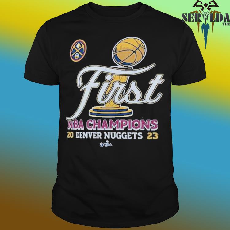 Official Logo Denver nuggets stadium essentials 2023 NBA finals champions  shirt, hoodie, sweater, long sleeve and tank top