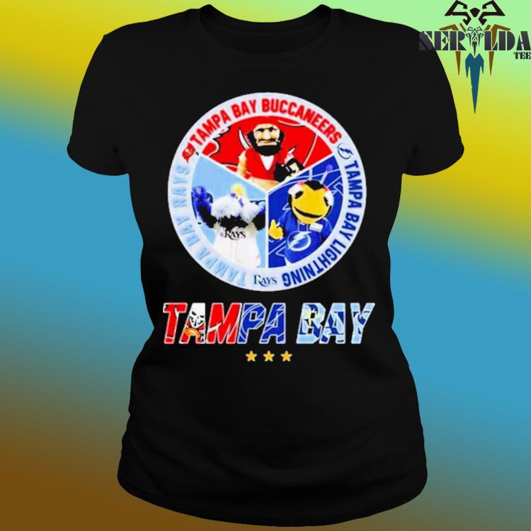 Official Tampa bay buccaneers tampa bay rays tampa bay lightning mascot  2023 shirt, hoodie, sweater, long sleeve and tank top