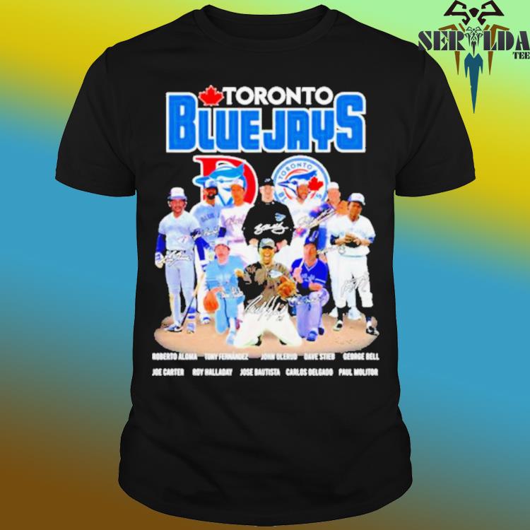 Official Toronto blue jays world series champions legends signatures T-shirt,  hoodie, tank top, sweater and long sleeve t-shirt