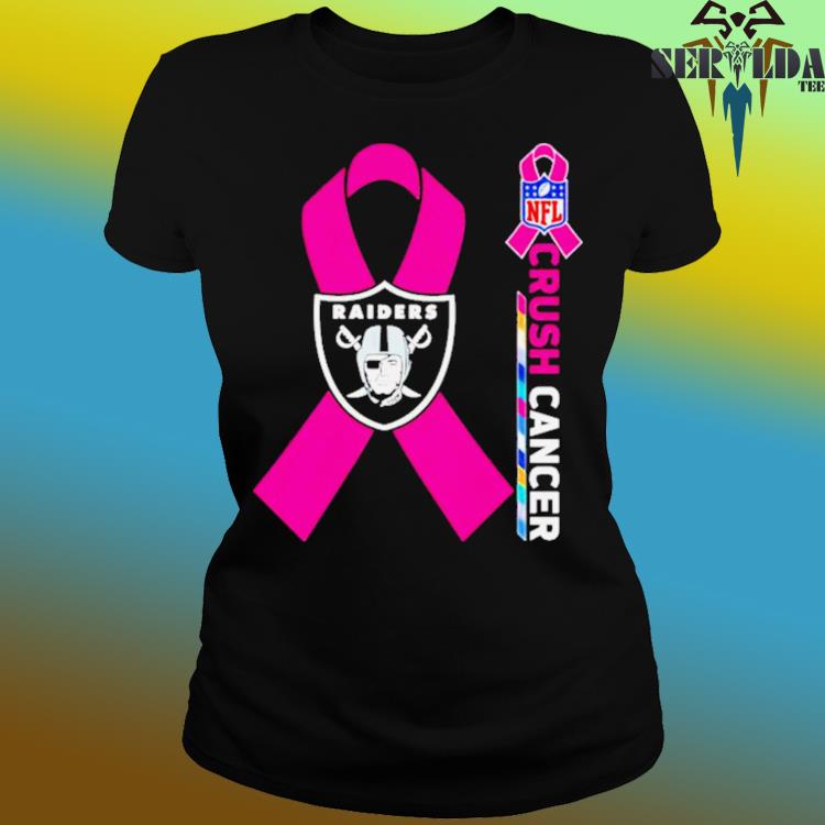 Las Vegas Raiders Nfl Crush Cancer T-shirt,Sweater, Hoodie, And