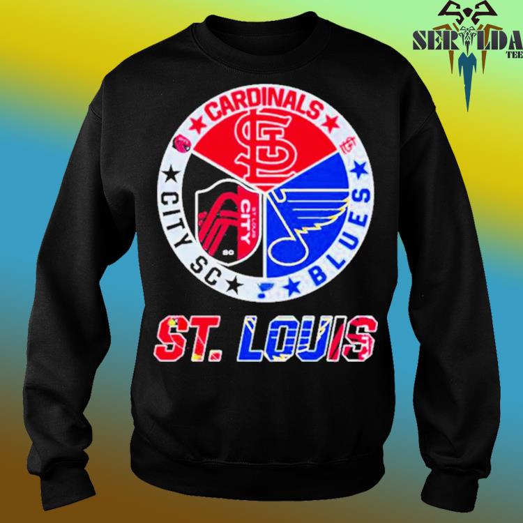 2023 St Louis Sports Teams Shirt Cardinals Blues And City Fc