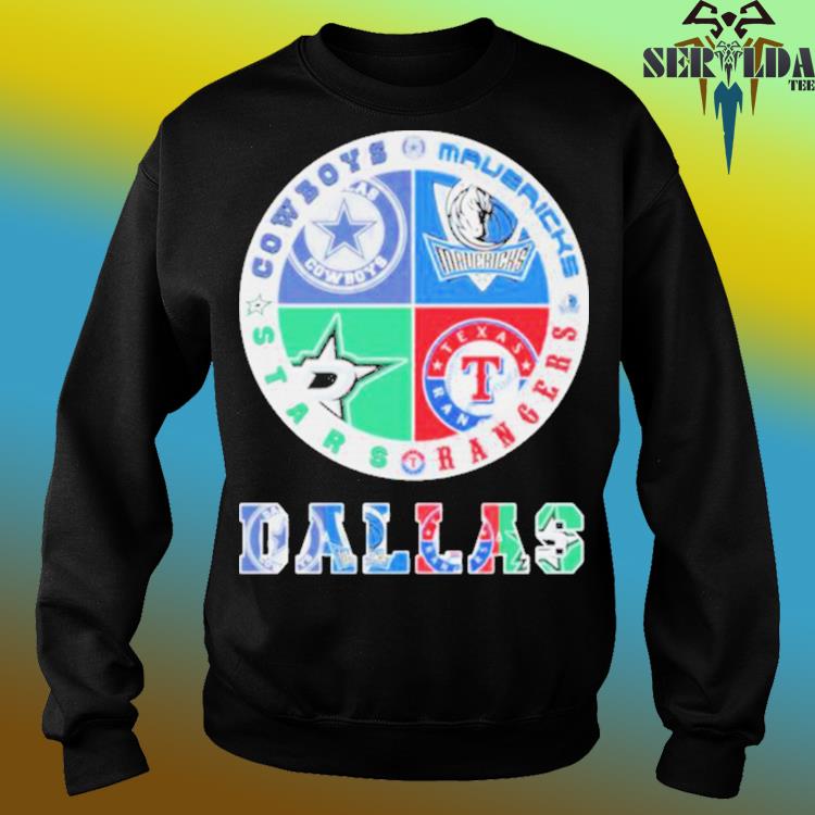 Official Dallas Cowboys Mavericks Stars And Rangers Logo Shirt