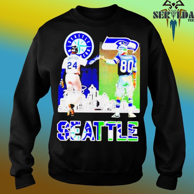 Ken Griffey Jr. and Steve Largent Seattle city signatures shirt, hoodie,  sweater, long sleeve and tank top