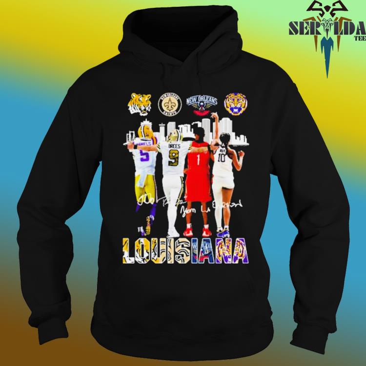 Louisiana city new orleans saints and new orleans and lsu tiger logo 2023  shirt, hoodie, sweater, long sleeve and tank top