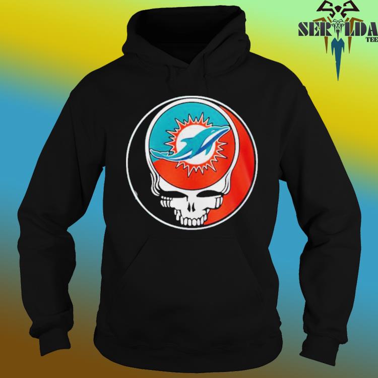 Miami Dolphins / Grateful Dead Custom Printed T-Shirt