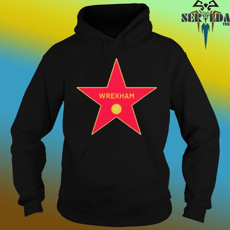 Official official wrexham afc merch shop hollywood star graphic