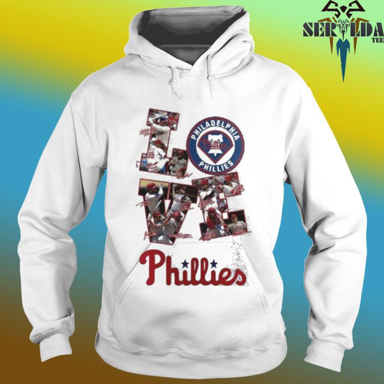 Philadelphia phillies love team light blue design personalized baseball  jersey signature art design t-shirt, hoodie, sweater, long sleeve and tank  top