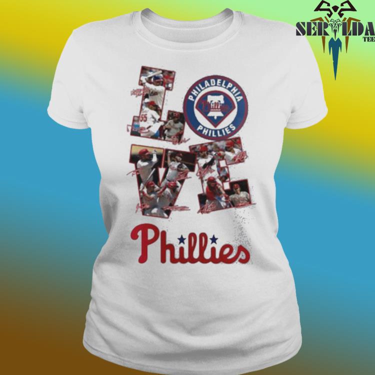 Official philadelphia phillies love team 2023 baseball signatures