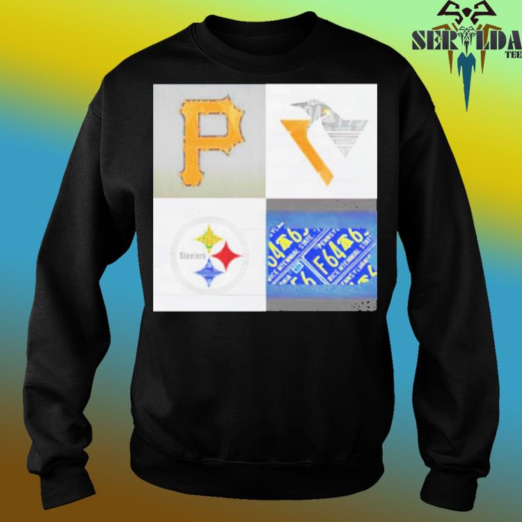 Pittsburgh steelers penguins pirates logo sports shirt, hoodie, longsleeve,  sweatshirt, v-neck tee