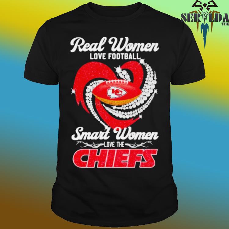 Real women smart women love the Chiefs heart logo shirt, hoodie, sweater,  long sleeve and tank top