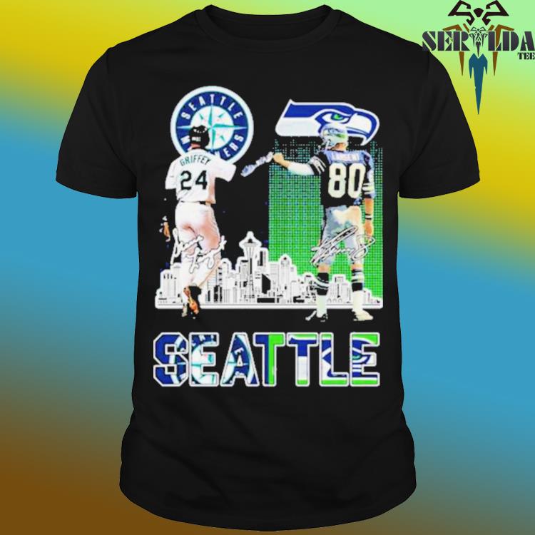 Official seatle Mariners Griffey And Seahawks Largent City Champion T Shirt,  hoodie, long sleeve tee