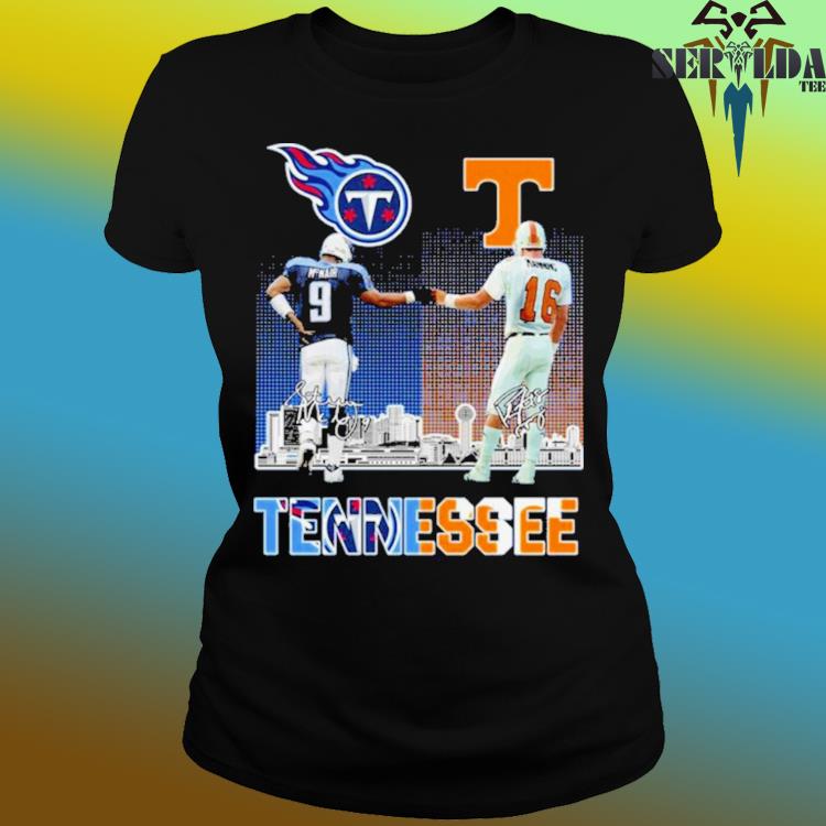 Official tennessee titans and volunteers city champion signatures 2023 shirt,  hoodie, sweater, long sleeve and tank top