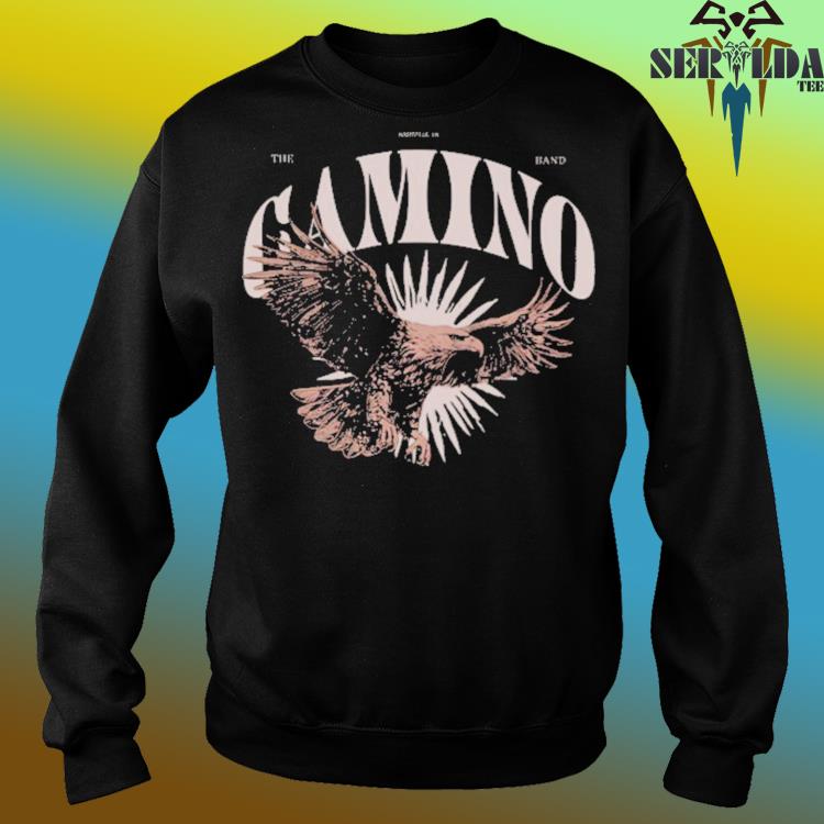 The band camino eagle typography logo shirt, hoodie, sweater, long sleeve  and tank top