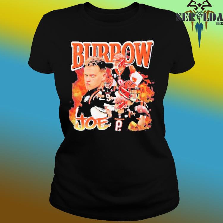 Vintage joe burrow washed bengals player champion shirt