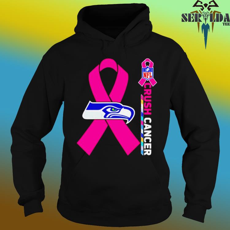 Seattle seahawks nfl crush cancer shirt, hoodie, sweater, long sleeve and  tank top