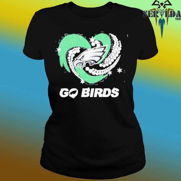 Philadelphia Eagles Go Birds Diamond Heart Shirt, hoodie, sweater, long  sleeve and tank top