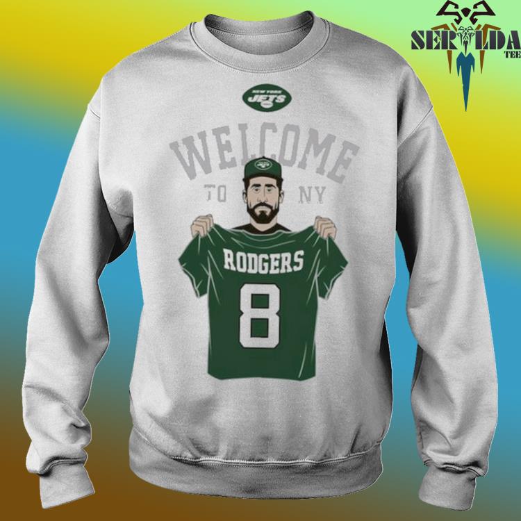 Aaron Rodgers New York Jets caricature shirt t-shirt by To-Tee