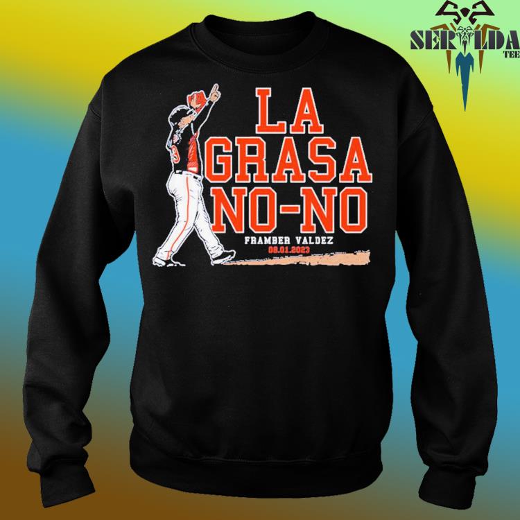 Framber VALDEZ: La Grasa, Hoodie / Extra Large - MLB - Sports Fan Gear | breakingt