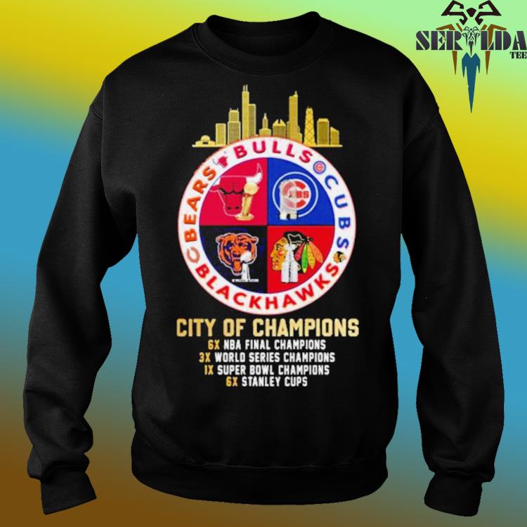 Bulls bears cubs and blackhawks chicago city of champions 2023