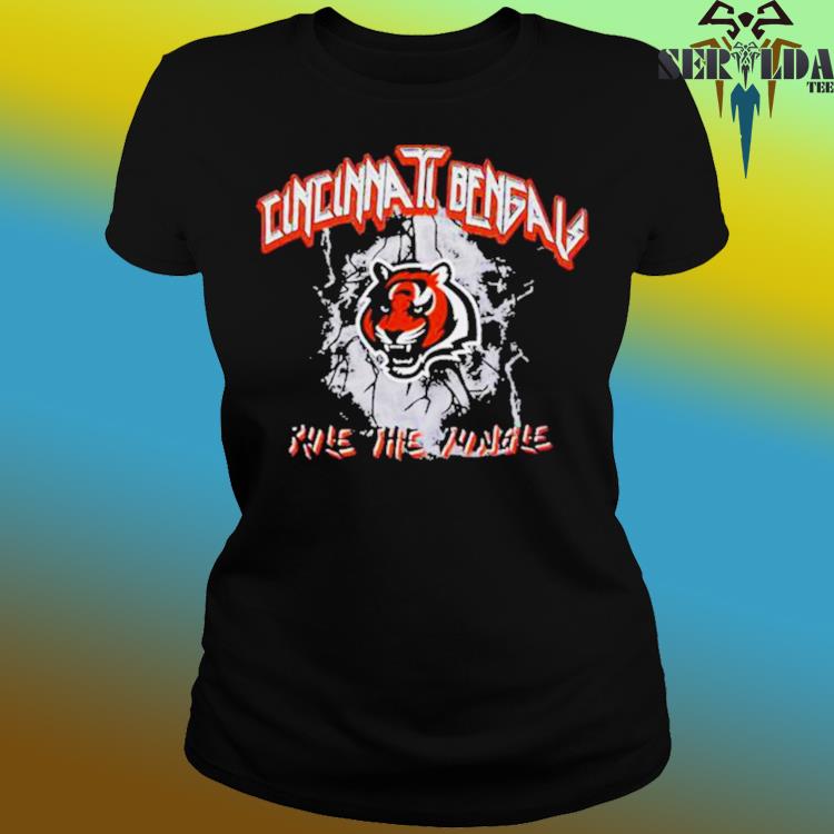 Official cincinnati Bengals Rule The Jungle T-Shirt, hoodie, sweater, long  sleeve and tank top