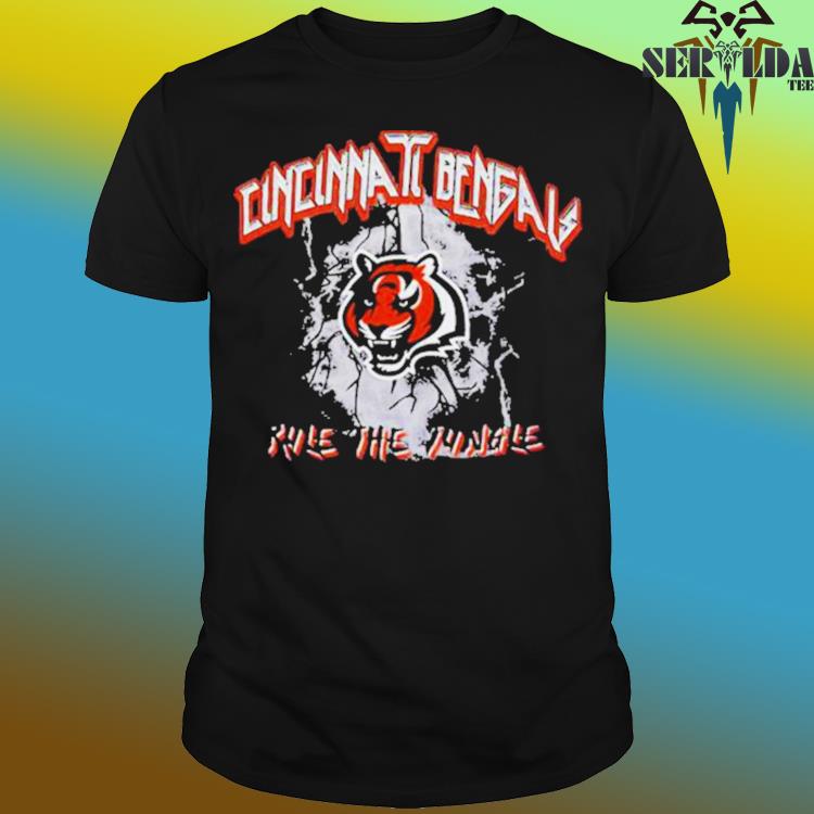 Official cincinnati Bengals Rule The Jungle T-Shirt, hoodie, sweater, long  sleeve and tank top