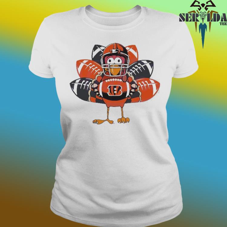 Official cincinnati bengals turkey thanksgiving 2023 shirt, hoodie,  sweater, long sleeve and tank top