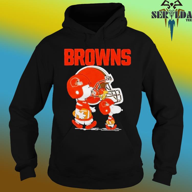 Official cleveland browns peanuts snoopy charlie brown and