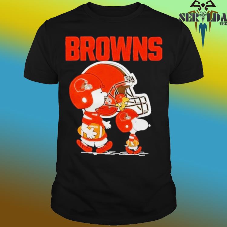 Cleveland Browns Peanuts Snoopy Charlie Brown And Woodstock Shirt