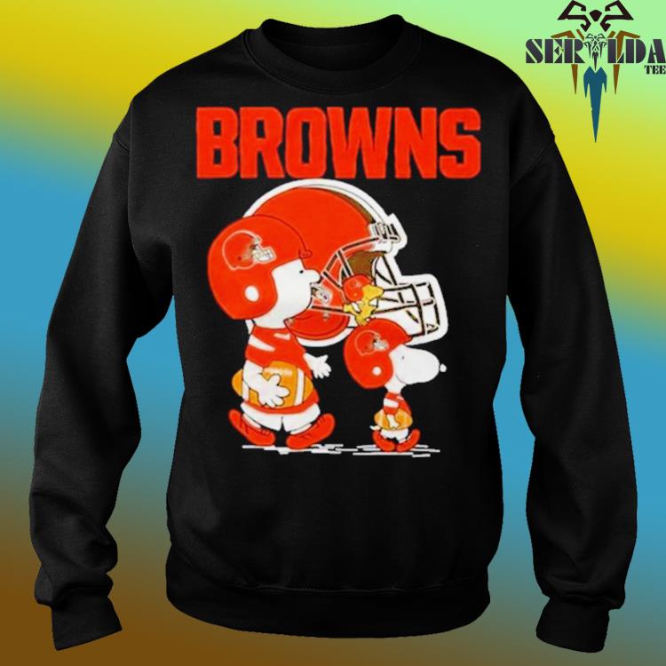 Cleveland Browns Snoopy and Charlie Brown Peanuts shirt, hoodie, sweater,  long sleeve and tank top