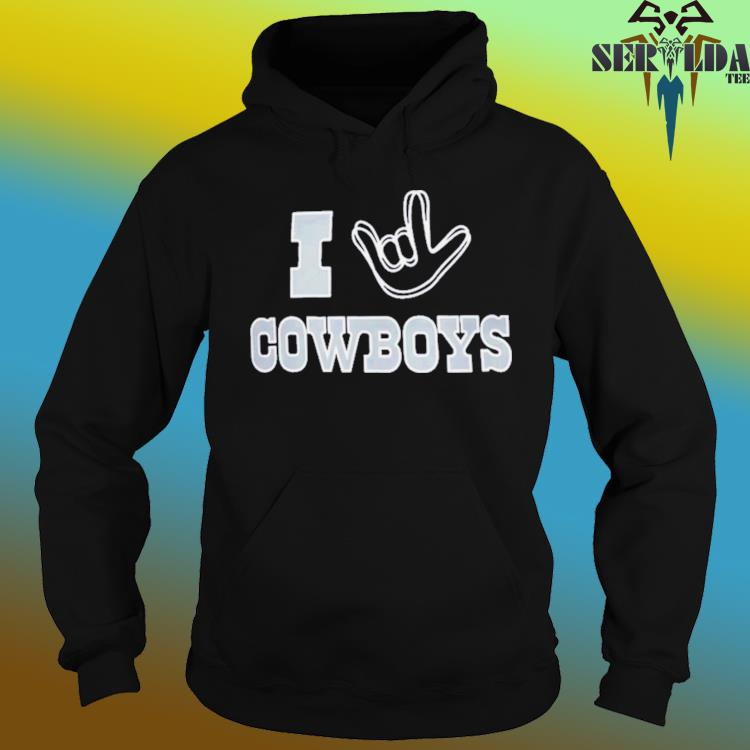 Official dallas cowboys the nfl asl collection by love sign tri-blend  shirt, hoodie, sweater, long sleeve and tank top