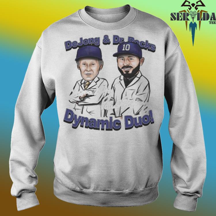 Paul DeJong and Dr Rocks Dynamic duo San Francisco Giants baseball players  signature cartoon style shirt, hoodie, sweater, long sleeve and tank top