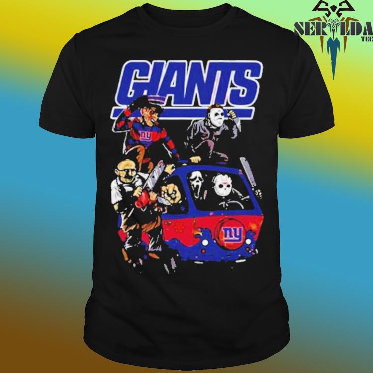 New York Giants Football Horror Characters Halloween Shirt For NFL