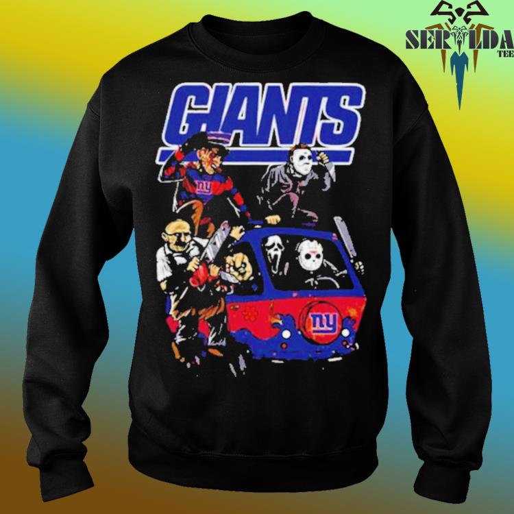 NY Giants Horror Movie Football Hoodie, New York Giants Halloween