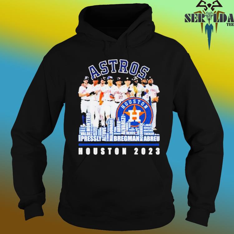 Official houston Astros 2023 Baseball Team Names Skyline Champions shirt,  hoodie, sweater, long sleeve and tank top