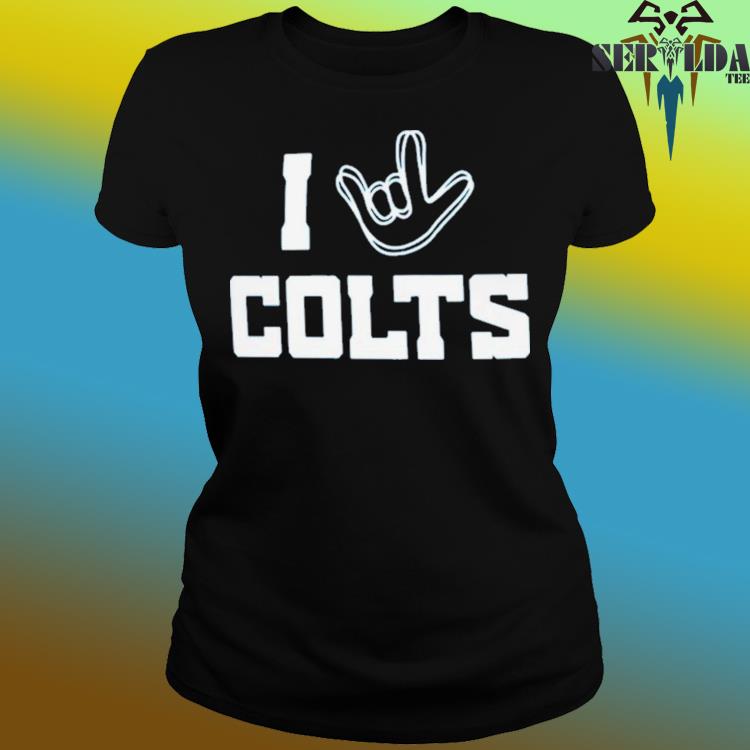 Indianapolis Colts The Nfl Asl Collection By Love Sign Tri-blend T