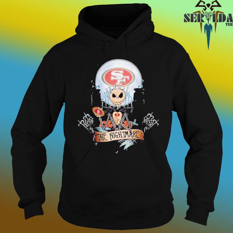 20% SALE OFF San Francisco 49ers Halloween Costume Hoodies Jack Skellington  – 4 Fan Shop