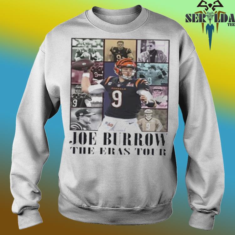 Number 9 Joe Burrow The Eras Tour shirt, hoodie, longsleeve, sweater