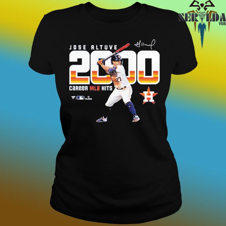 Official jose altuve houston astros fanatics branded 2000 career