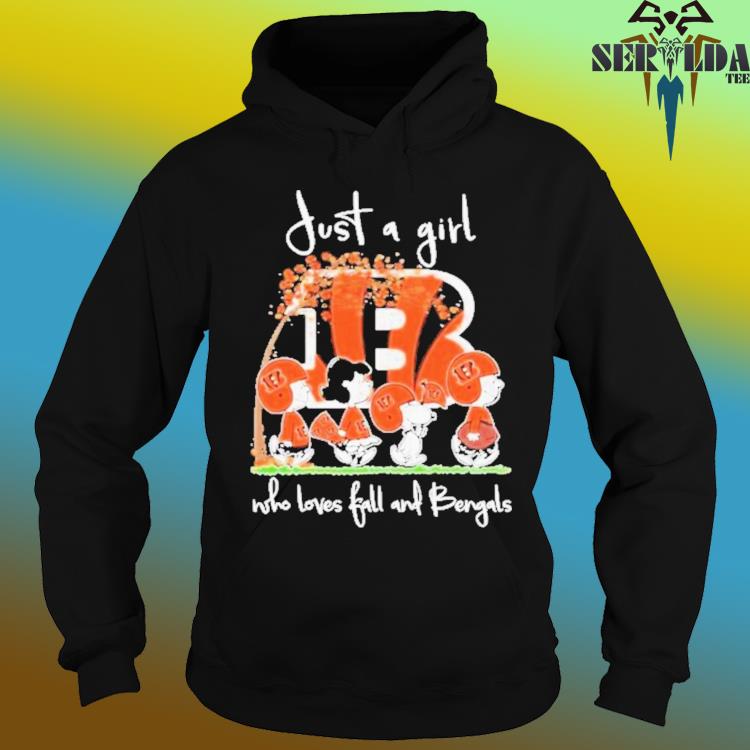 Official just a girl who loves fall and bengals T-shirt, hoodie, sweater, long  sleeve and tank top